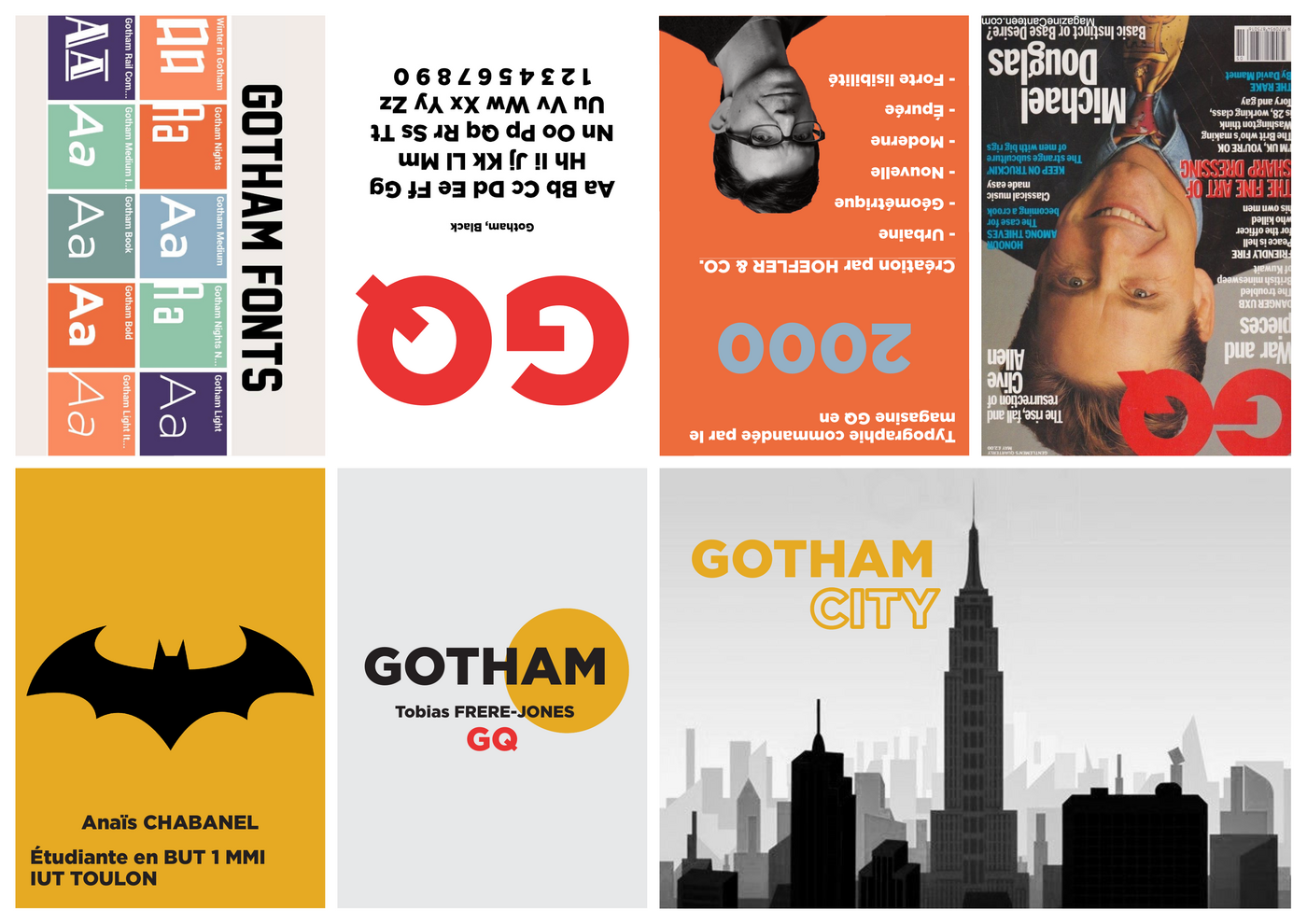 Affiche typographie Gotham — visuel 2